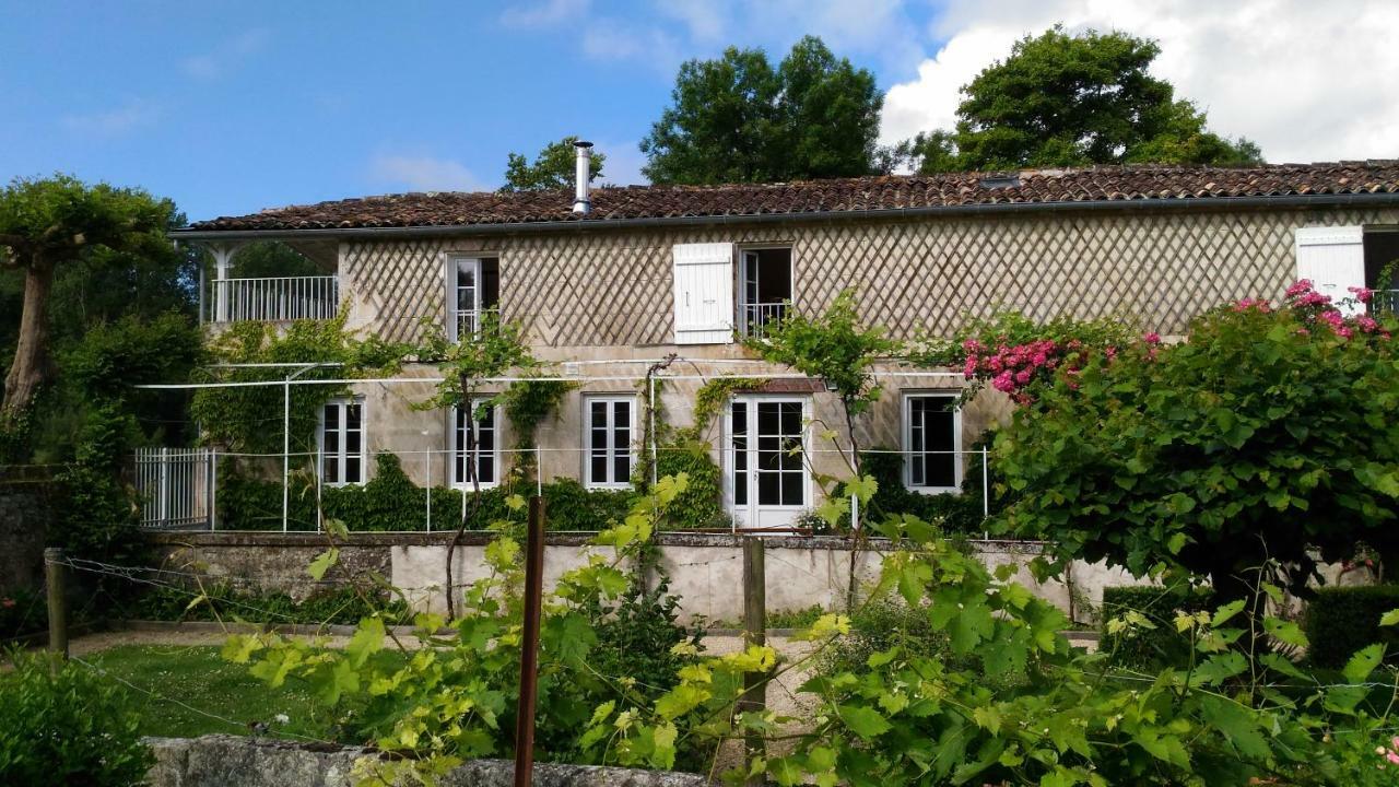 Villa Le Gué Renard-un Balcon Sur La Charente Jarnac Esterno foto